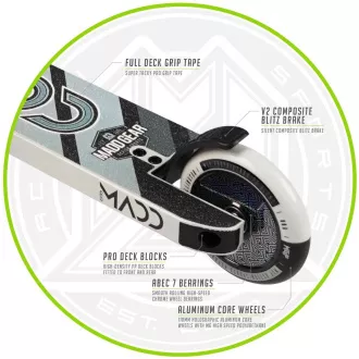 MADD GEAR Freestyle skuter Kick Pro BLACK-SILVER