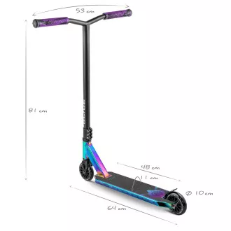 Skuter prostega sloga MOVINO GLIDE, mavrica Skuter prostega sloga MOVINO GLIDE, mavrica