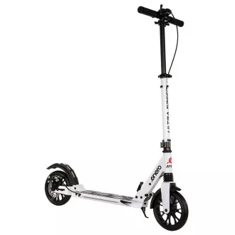 Zložljivi skuter ENERO ULTRA SPEED s kolutno zavoro, 200 mm, bel