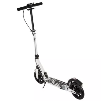 Zložljivi skuter ENERO ULTRA SPEED s kolutno zavoro, 200 mm, bel
