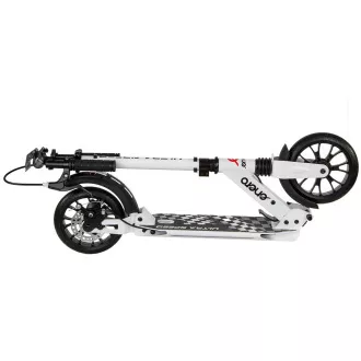Zložljivi skuter ENERO ULTRA SPEED s kolutno zavoro, 200 mm, bel
