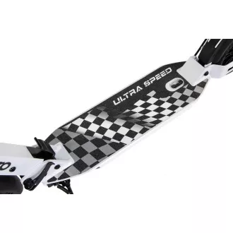 Zložljivi skuter ENERO ULTRA SPEED s kolutno zavoro, 200 mm, bel