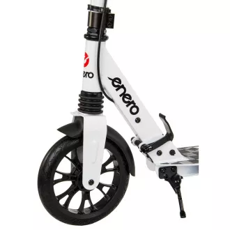 Zložljivi skuter ENERO ULTRA SPEED s kolutno zavoro, 200 mm, bel