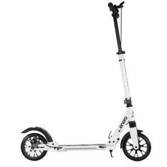 Zložljivi skuter ENERO ULTRA SPEED s kolutno zavoro, 200 mm, bel