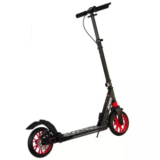 Zložljivi skuter ENERO ULTRA SPEED s kolutno zavoro, 200 mm, črn