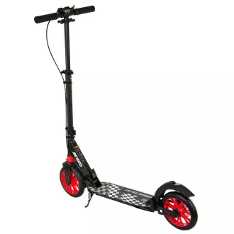Zložljivi skuter ENERO ULTRA SPEED s kolutno zavoro, 200 mm, črn