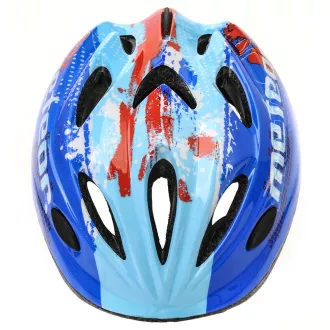 Otroška kolesarska čelada MTR BLUE SPLASH, S
