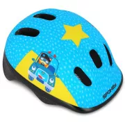 Otroška kolesarska čelada FUN POLICE, 52-56 cm