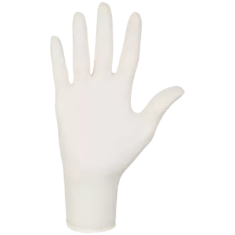 DERMAGEL COATED - rokavice za telo brez lateksa v prahu, notranja plast polimera, 100 kosov, XS