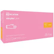 NITRYLEX PINK - Nitrilne rokavice (brez prahu), roza, 100 kosov, L