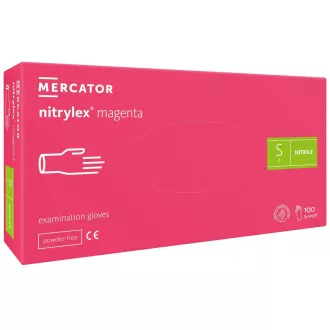 NITRYLEX MAGENTA - Nitrilne rokavice (brez prahu), 100 kosov, M