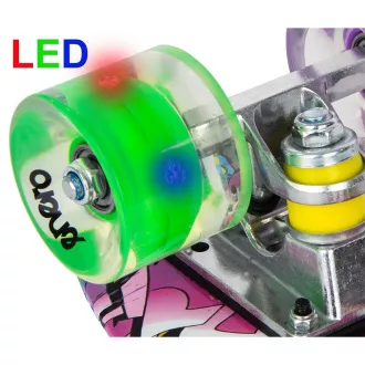 Pennyboard ENERO 56cm s kolesi LED, VINTAGE