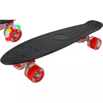 Penzionska tabla s kolesi LED, 56 cm Črna/rdeča Penzionska tabla s kolesi LED, 56 cm Črna/rdeča