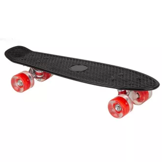 Penzionska tabla s kolesi LED, 56 cm Črna/rdeča Penzionska tabla s kolesi LED, 56 cm Črna/rdeča