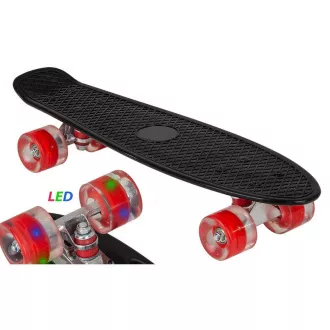 Penzionska tabla s kolesi LED, 56 cm Črna/rdeča Penzionska tabla s kolesi LED, 56 cm Črna/rdeča