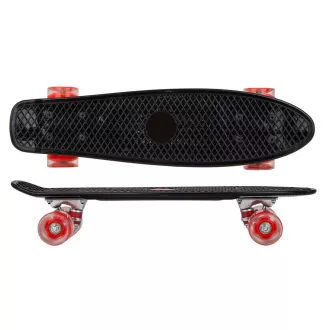 Penzionska tabla s kolesi LED, 56 cm Črna/rdeča Penzionska tabla s kolesi LED, 56 cm Črna/rdeča
