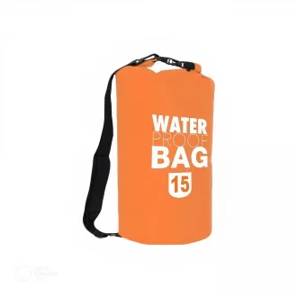 Vodoodporna suha vreča 15 L, oranžna