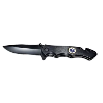 Zložljiv reševalni žepni nož - Kandar Black 21,5 cm