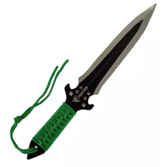 Komplet nožev za metanje z nožnico, 25 cm 3 kosi