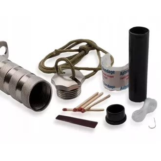 Taktični nož MILITARY FINKA SURVIVAL 35 cm črna/srebrna, Črna