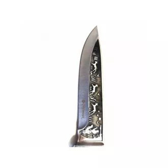 Lovski nož z okrašenim rezilom, 26 cm