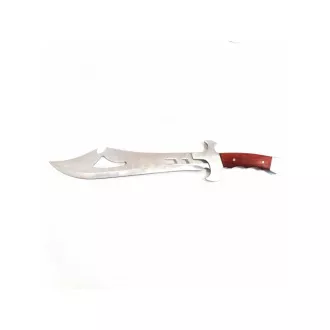 Mačeta iz nerjavečega jekla z nožnico, 35 cm