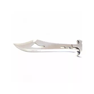 Mačeta iz nerjavečega jekla z nožnico, 35 cm