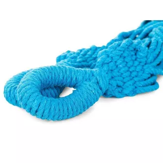Bombažna viseča mreža, modro-zelena, dvojna - 270x150cm Bombažna viseča mreža, modro-zelena, dvojna - 270x150cm