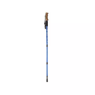 Treking palice za nordijsko hojo z ergonomskim ročajem iz plute, 135 cm, 2 kosa, modre