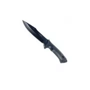 Kandar Turistični lovski nož, črn, 29 cm