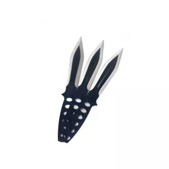Komplet nožev za metanje VENGEANCE, z nožnico, 23 cm, 3 kosi Komplet nožev za metanje VENGEANCE, z nožnico, 23 cm, 3 kosi