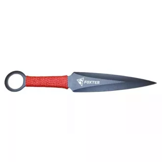 FOXTER Komplet nožev za metanje s pletenim ročajem, 17,5 cm 3 kosi FOXTER Komplet nožev za metanje s pletenim ročajem, 17,5 cm 3 kosi