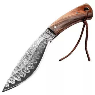 Pohodniški nož z okrašenim rezilom KUKRI, 19 cm Pohodniški nož z okrašenim rezilom KUKRI, 19 cm