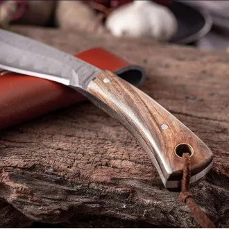 Pohodniški nož z okrašenim rezilom KUKRI, 19 cm Pohodniški nož z okrašenim rezilom KUKRI, 19 cm