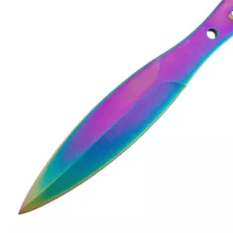 FOXTER Komplet nožev za metanje, z nožnico, 23 cm 3 kosi