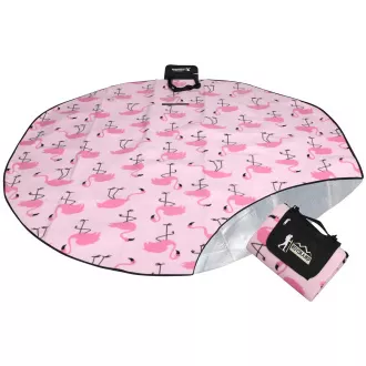 Okrogla odeja za piknik 200 cm z ALU prevleko FLAMINGO Okrogla odeja za piknik 200 cm z ALU prevleko FLAMINGO