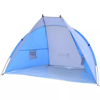Plažni šotor ROYOKAMP 200x120x120 cm, sivo-modra
