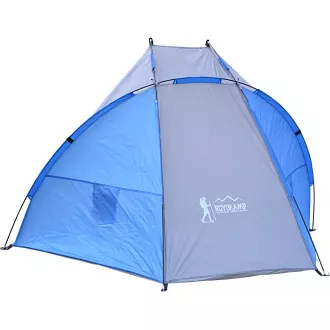 Plažni šotor ROYOKAMP 200x120x120 cm, sivo-modra