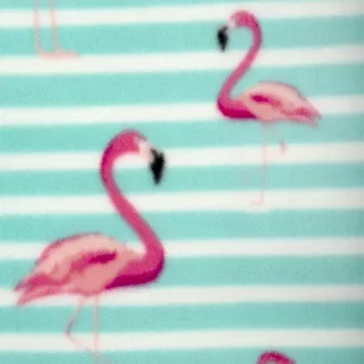 Piknik odeja 200x200 cm MINT FLAMINGO