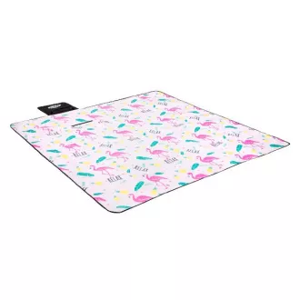 Piknik odeja 200x200 PINK FLAMINGO