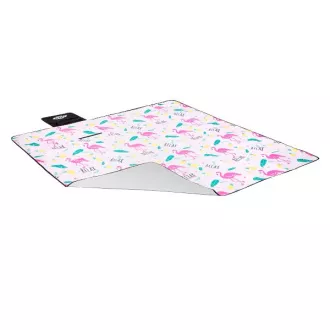 Piknik odeja 200x200 PINK FLAMINGO