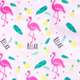 Piknik odeja 200x200 PINK FLAMINGO