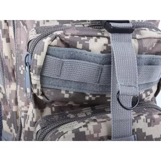 Vojaški pohodniški nahrbtnik 30 l, črn