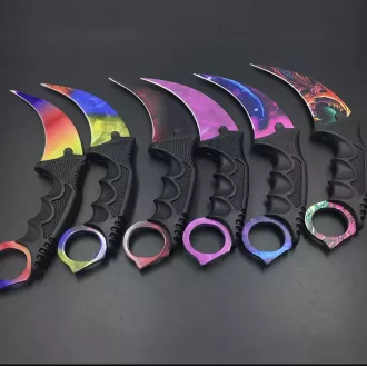 Zložljiv nož KARAMBIT CS:GO 19,5 cm, vzorec:Shark