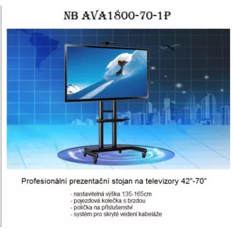 Stojalo za TV najvišje kakovosti in sodobnega dizajna, za TV 42" do 70" - nosilec