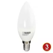 TESLA - LED CL140540-4, Žarnica za sveče, E14, 5W, 230V, 470lm, 15 000h, 4000K hladno bela