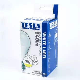TESLA - LED BL270927-5D, žarnica BULB E27, 9W, 230V, 806lm, 30 000h, 2700K topla bela, 200°, st TESLA - LED BL270927-5D, žarnica BULB E27, 9W, 230V, 806lm, 30 000h, 2700K topla bela, 200°, st