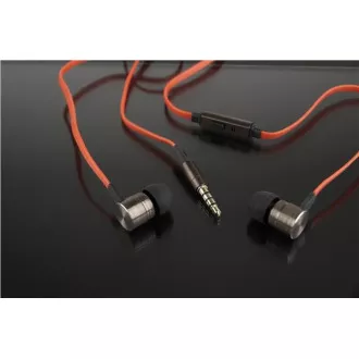 GEMBIRD slušalke z mikrofonom MHS-EP-LHR za MP3, kovinske, črne