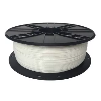 GEMBIRD Tiskarska vrvica (filament) PETG, 1, 75 mm, 1 kg, bela