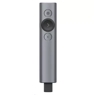 Logitech Presenters Spotlight Plus, brezžično, Bluetooth, temno sivo